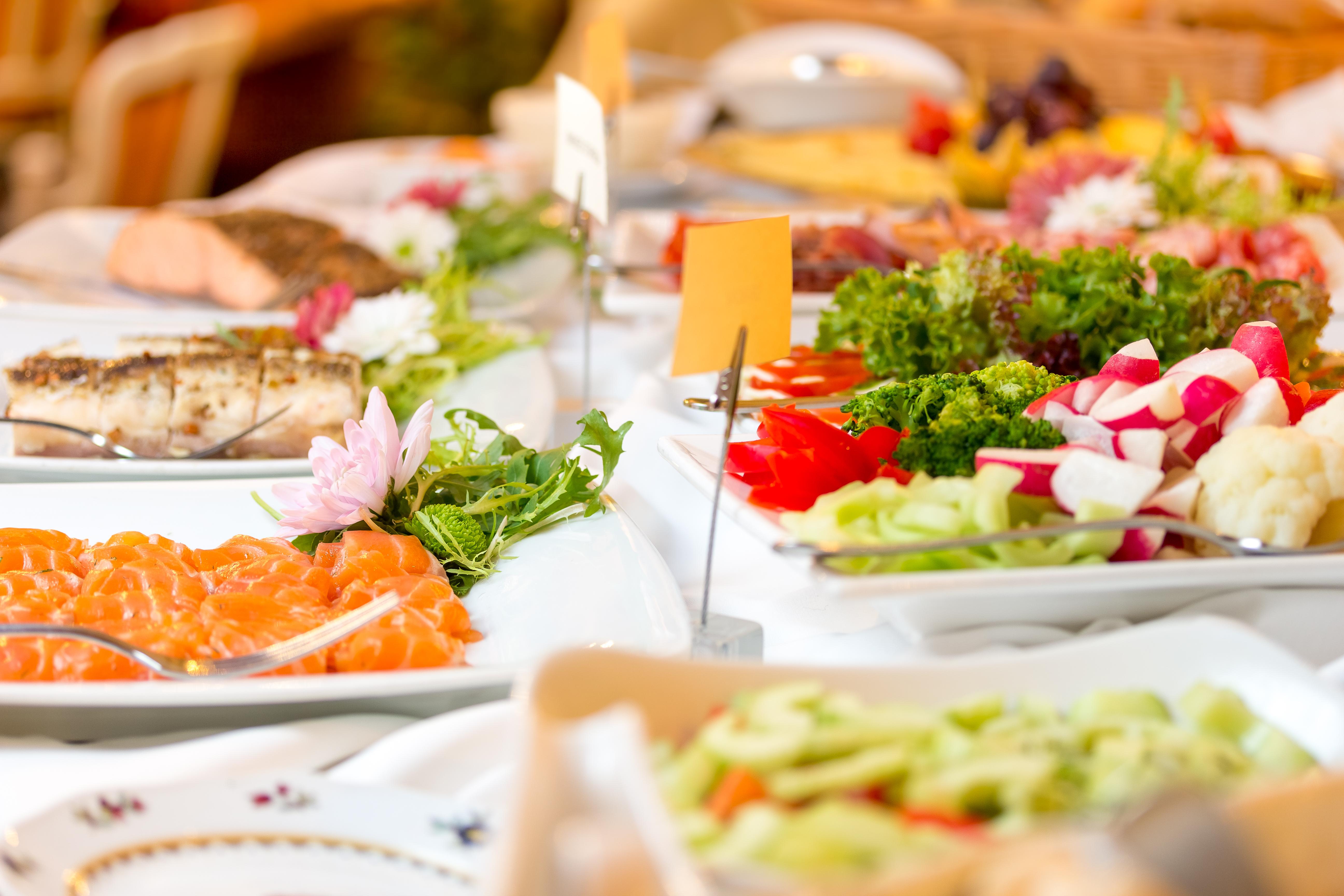 Grand Palace Hotel - Small Luxury Hotels Of The World Riga Exterior photo A buffet